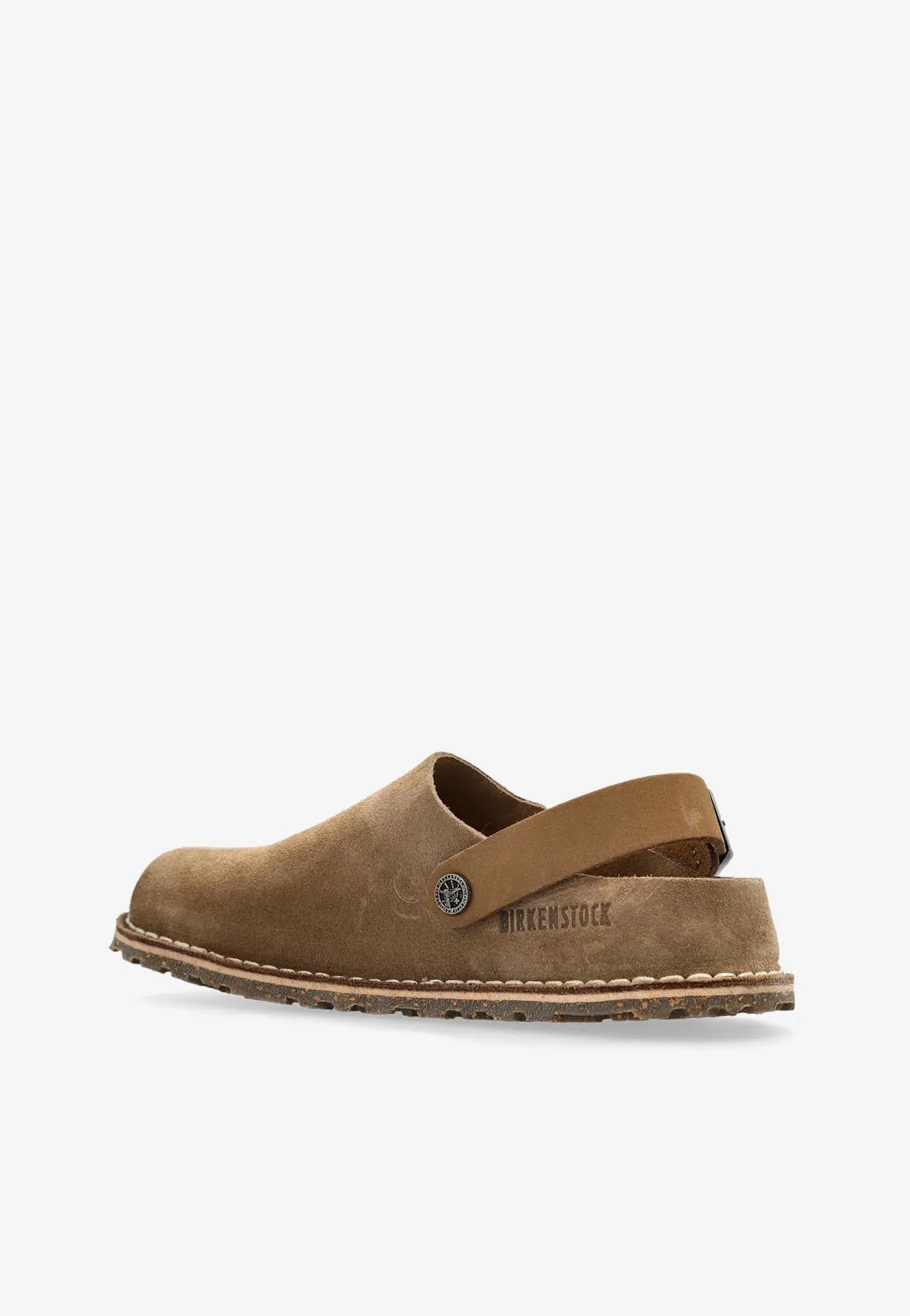 Lutry Suede Slippers with Buckled Strap