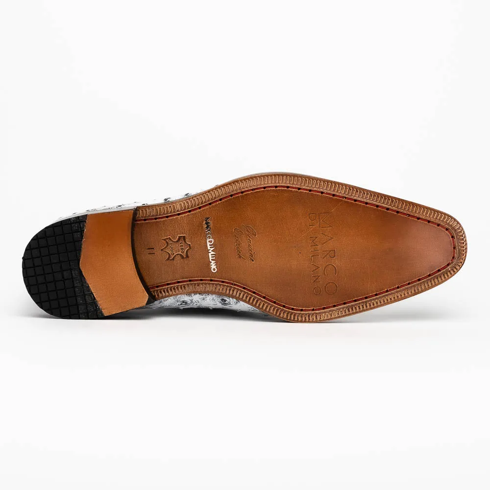 Marco Di Milano Criss Newspaper Ostrich Quill Dress Shoe Oxfords