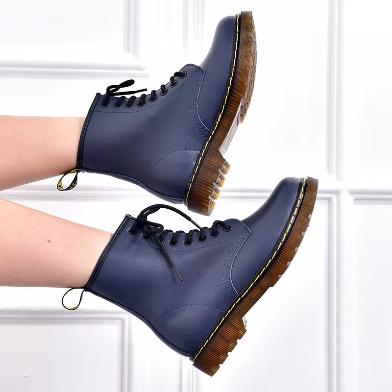 Men's Stylish Vegan Leather Winter Boots with Lace Up | Ideal for Autumn/Winter