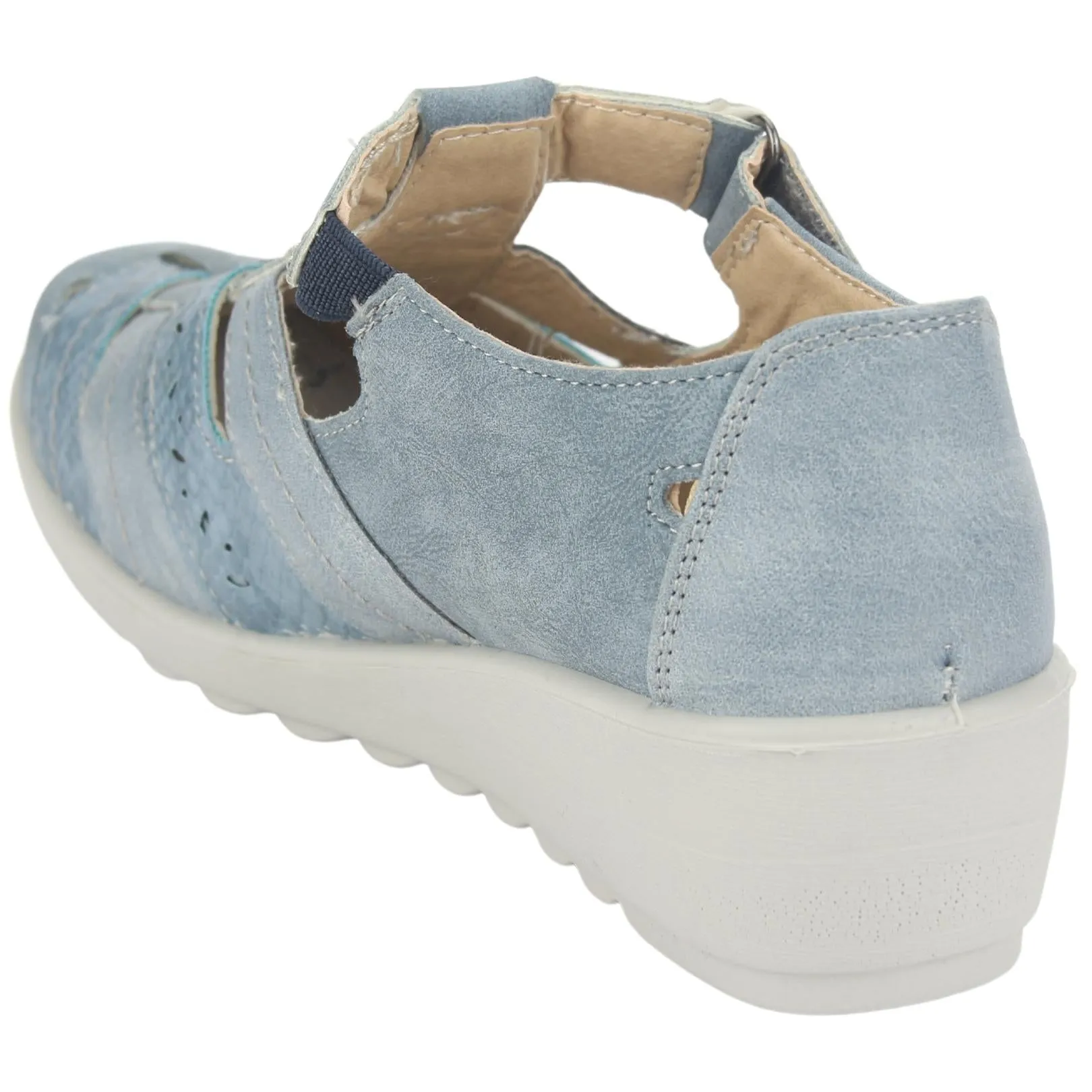 Mocasin Chalada Mujer Deza-2 Azul Casual