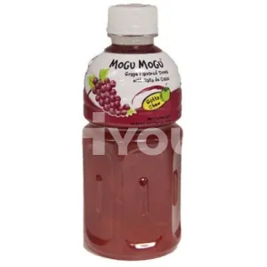 Mogu Mogu Grape Flavored Drink With Nata De Coco 320ml ~ Mogu Mogu 椰果提子味飲品 320ml