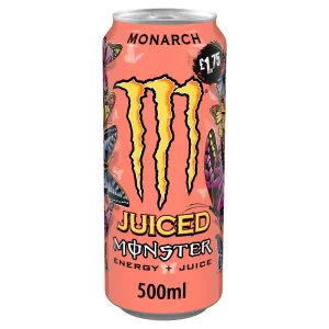 Monster Energy Drink Monarch PMP 500ml (Case of 12)