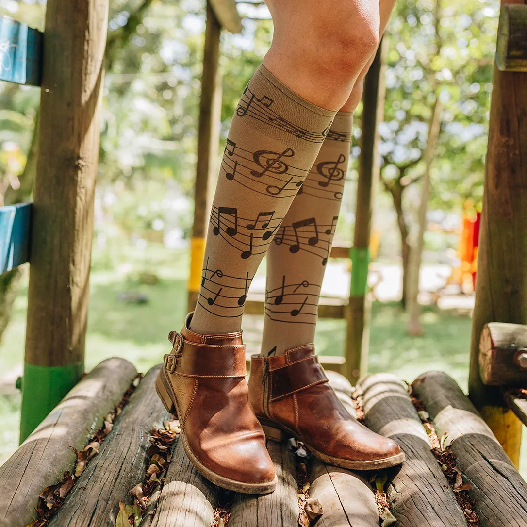 Musica Adult Knee Highs