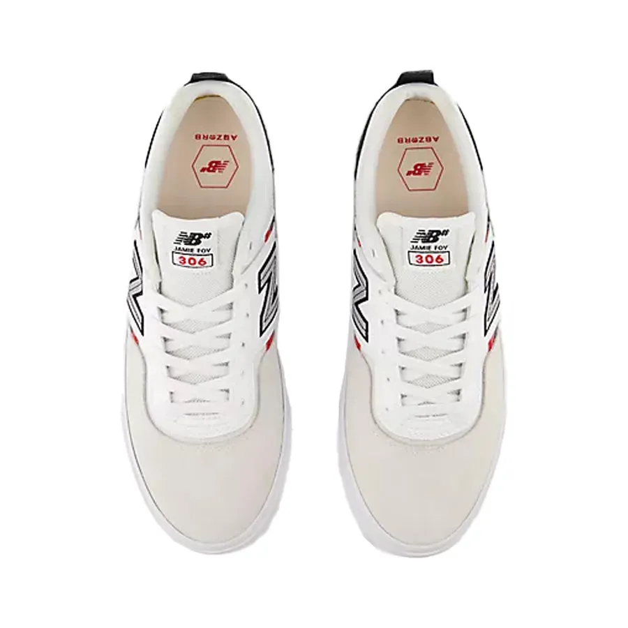 New Balance Numeric 306 Jamie Foy - White/Red