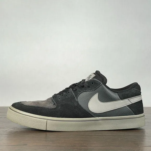 Nike SB Paul Rodriguez 7 VR Mens 10 Black|Grey Suede Leather Skate Sneakers