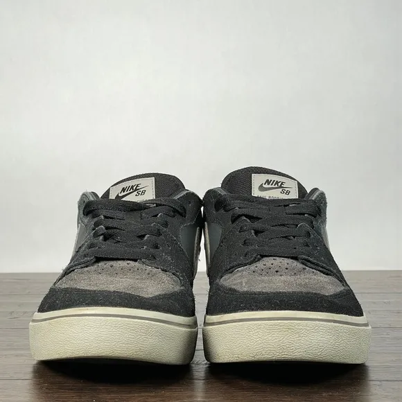 Nike SB Paul Rodriguez 7 VR Mens 10 Black|Grey Suede Leather Skate Sneakers