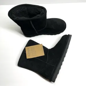 NWT BearPaw Black Elle Wool Blend Boots