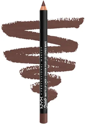 NYX PROFESSIONAL MAKEUP Suede Matte Lip Liner, Vegan Formula - Los Angeles (Greige)