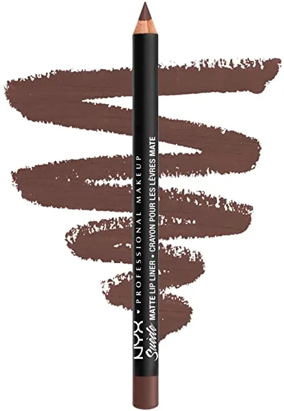 NYX PROFESSIONAL MAKEUP Suede Matte Lip Liner, Vegan Formula - Los Angeles (Greige)
