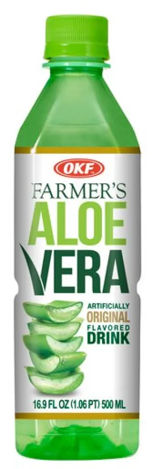 OKF Farmer's  Aloe Vera Pineapple Drink 16.9oz