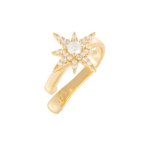 Pavé Starburst Ear Cuff