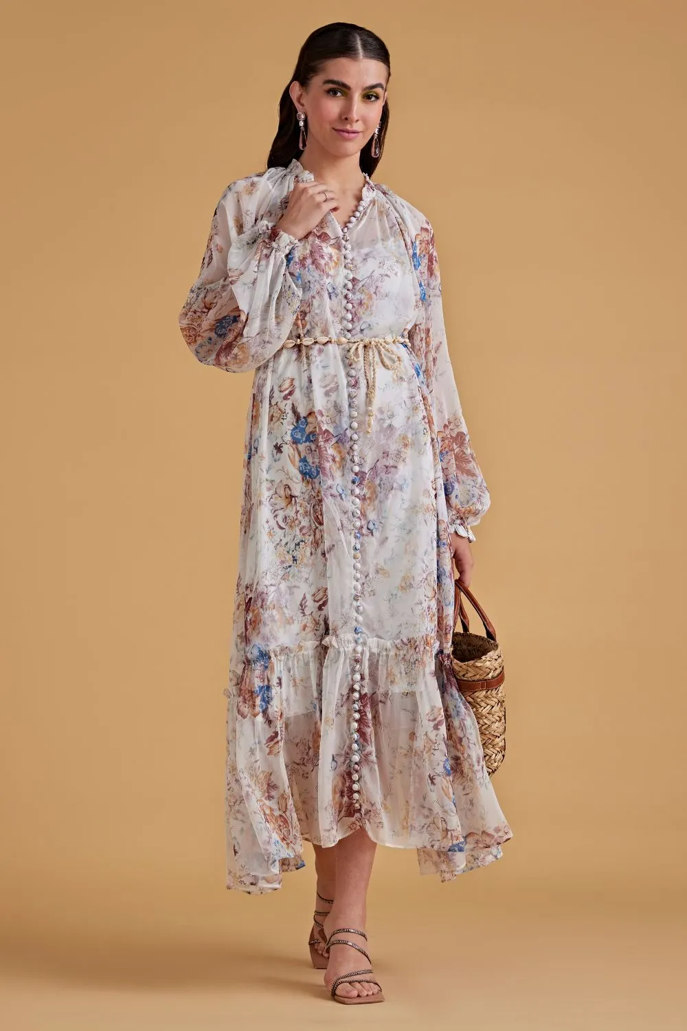 Petals and Lace Dress