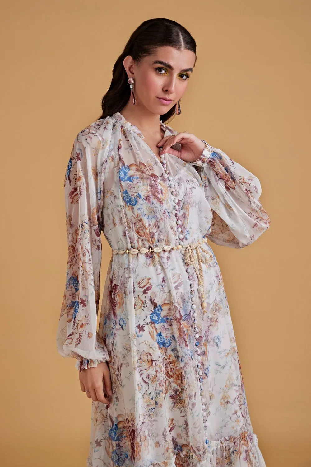 Petals and Lace Dress