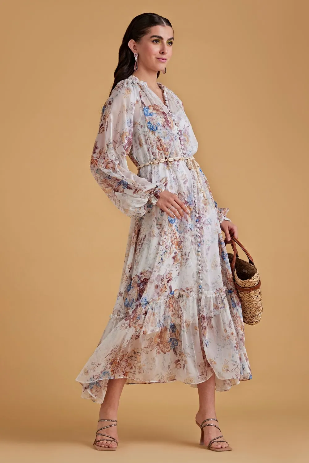 Petals and Lace Dress