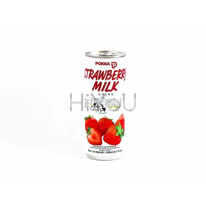 Pokka Strawberry Milk Drink 240ml ~ Pokka 草莓牛奶 240ml