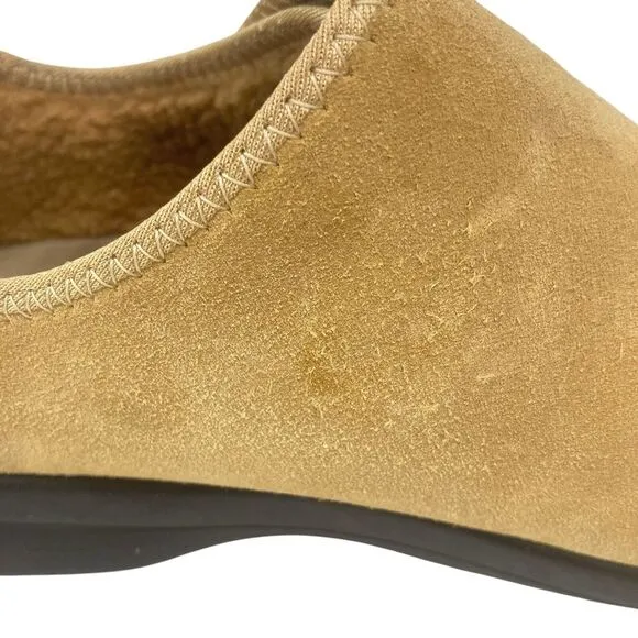 Propet Coleman Suede Leather Comfort Shoe 10.5 XX Camel Brown Hook Loop Mens