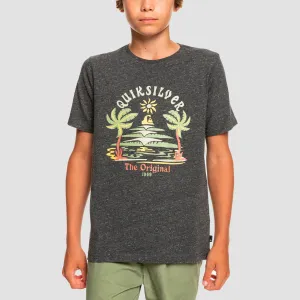 Quiksilver Strange Days T-Shirt Charcoal Heather - Kids