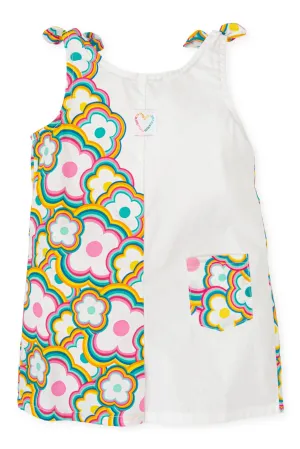 "Octavia" Multicoloured Retro Floral Playsuit