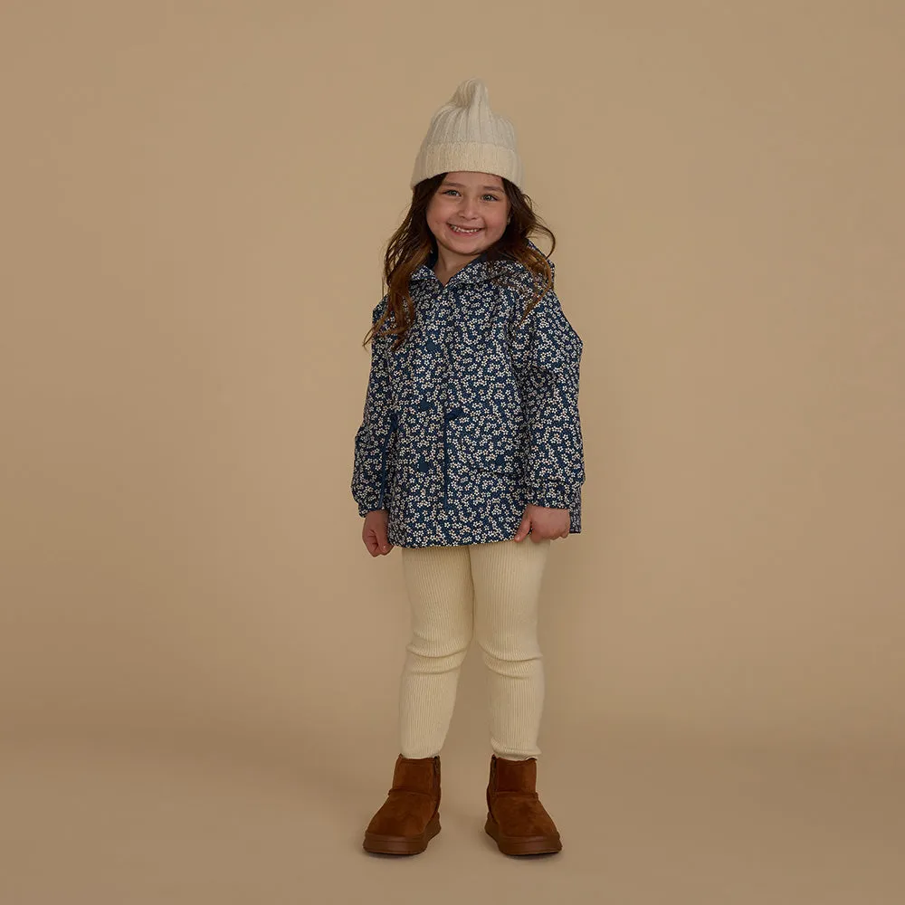 Raincoat | Blue Floral