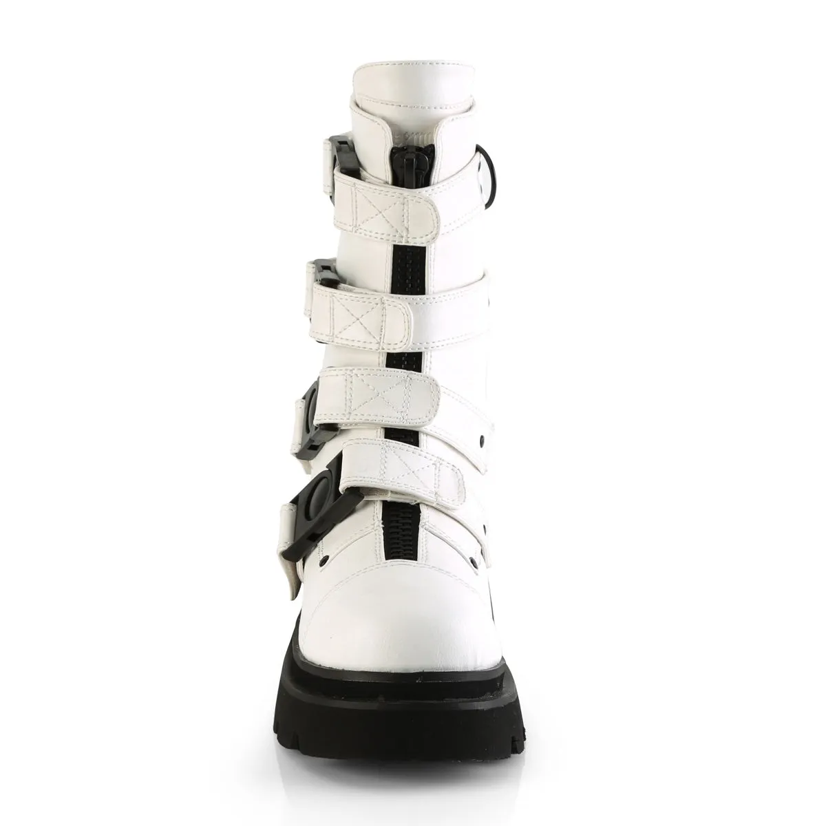 RENEGADE-55  White Vegan Leather