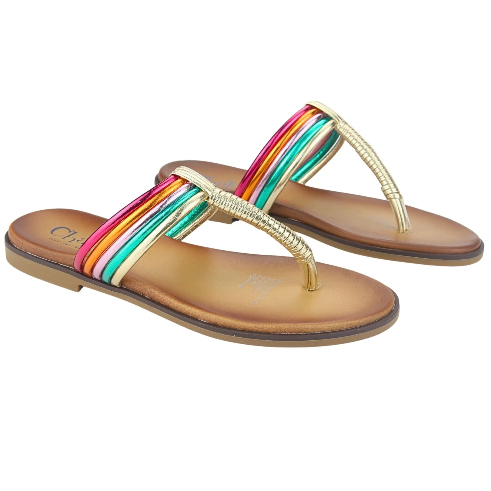 Sandalia Chalada Mujer Greca-60 Multi Casual