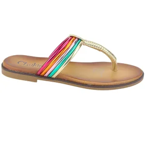 Sandalia Chalada Mujer Greca-60 Multi Casual