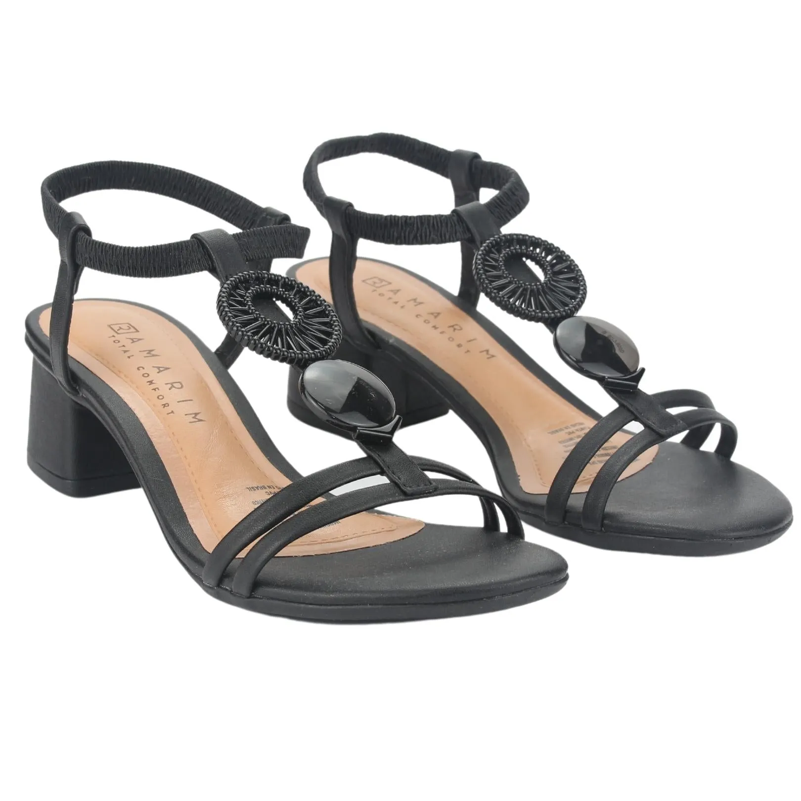 Sandalia Ramarim Mujer 235224 Negro Casual