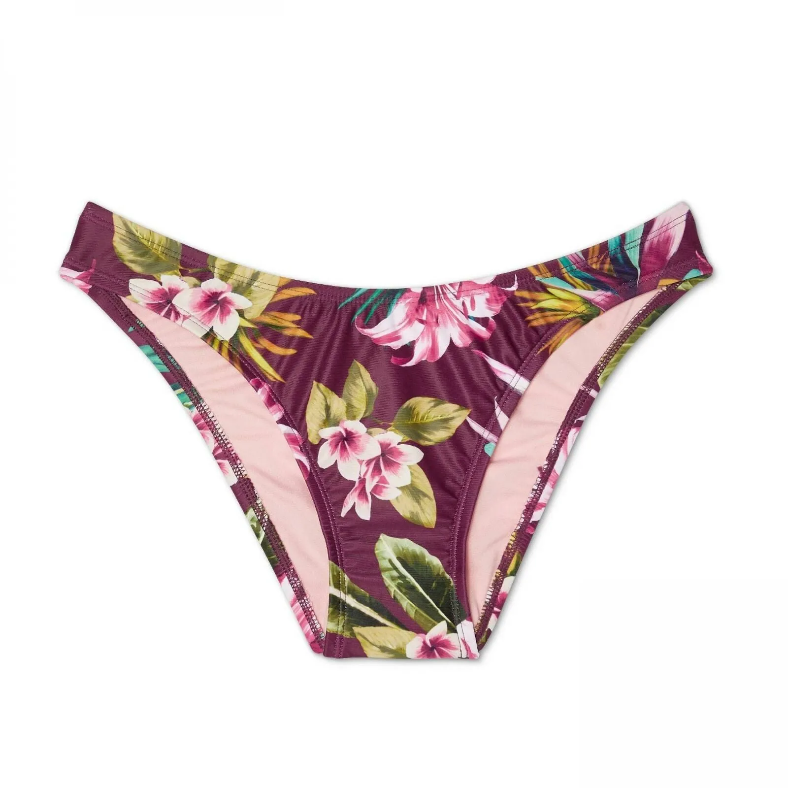 Shade & Shore Women's Tropical Cheeky Bikini Swim Bottom