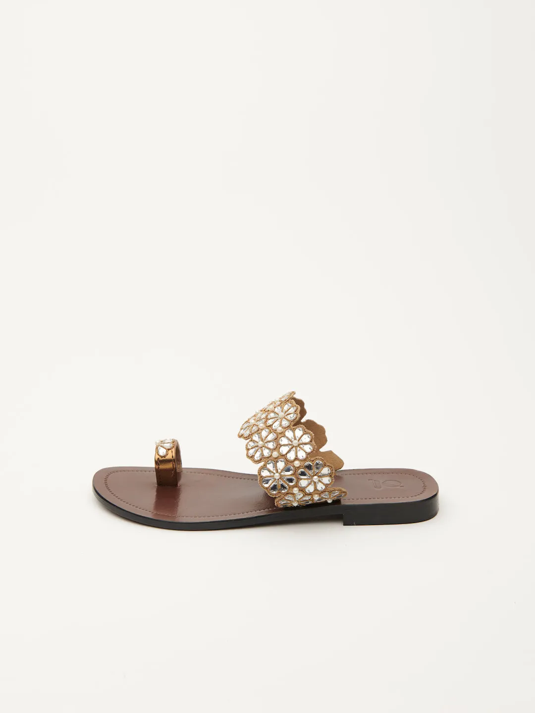 'SHISHA' HAND EMBROIDERED FLATS