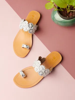 'SHISHA' HAND EMBROIDERED FLATS