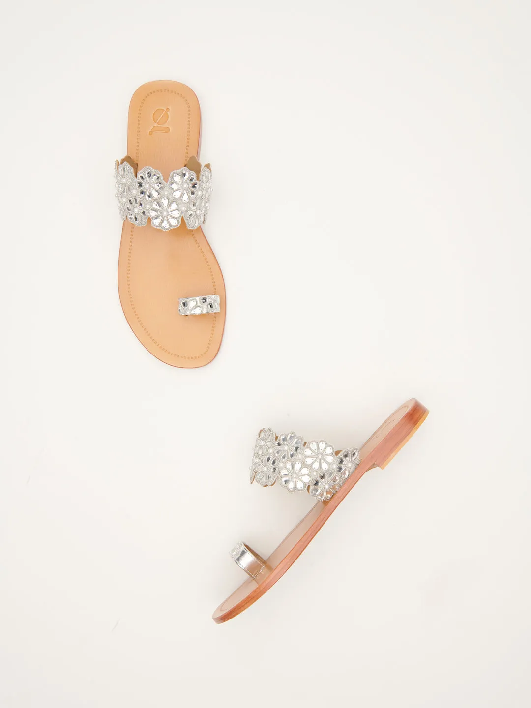 'SHISHA' HAND EMBROIDERED FLATS