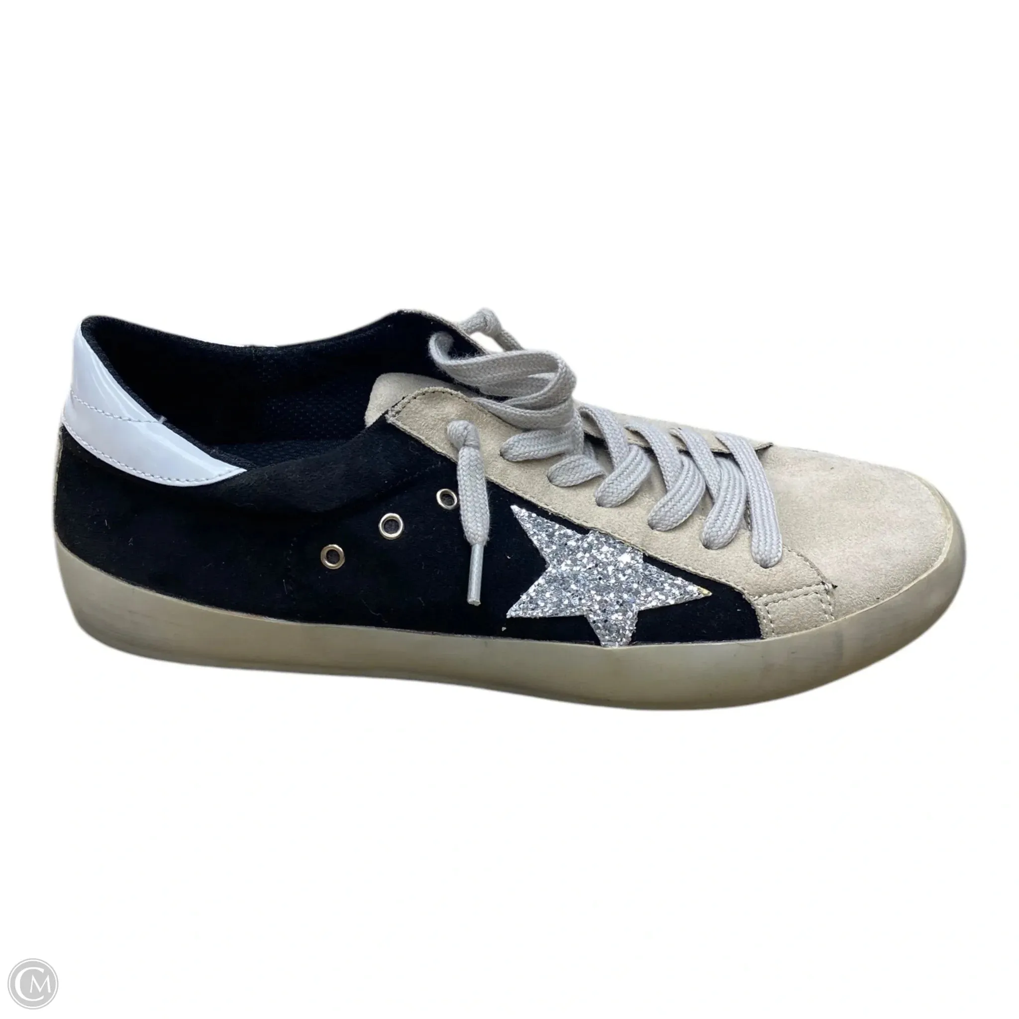 Shoes Sneakers By Shu Shop In Black & Tan, Size: 9