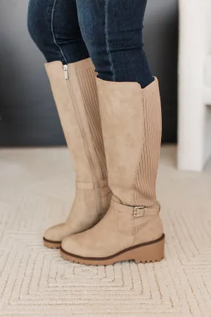 Soda Zone Boots- Beige