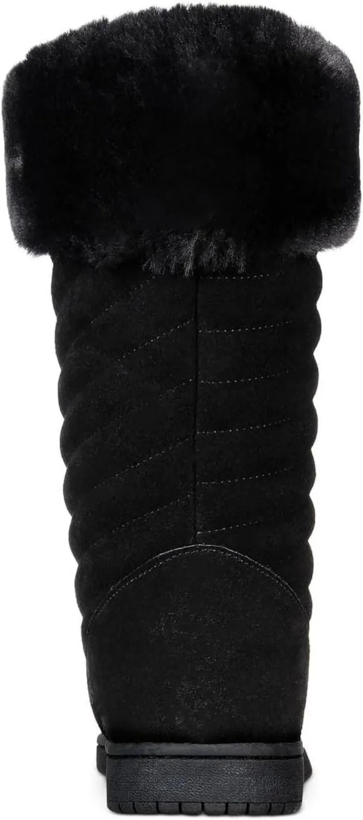 Style & Co. Womens Novaa Suede Winter & Snow Boots 10013336000 Black 9M