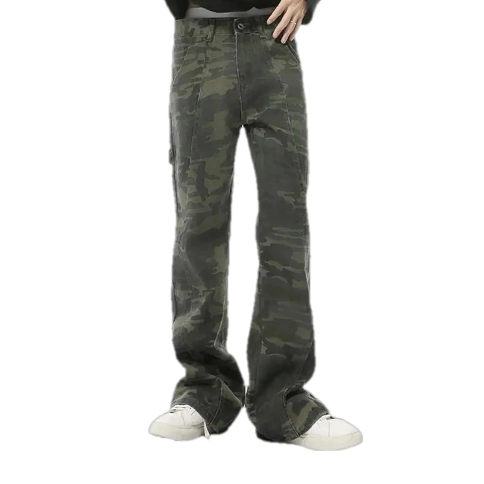 Stylish army jeans for men