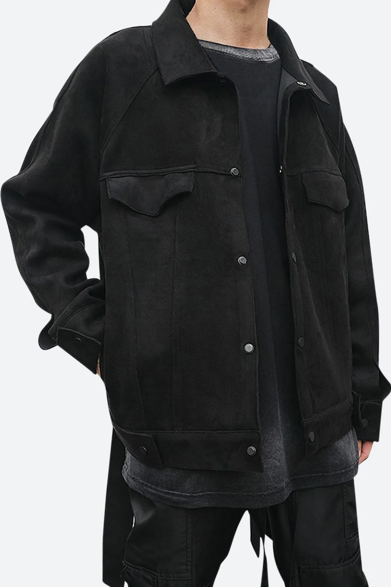 SUEDE TRUCKER