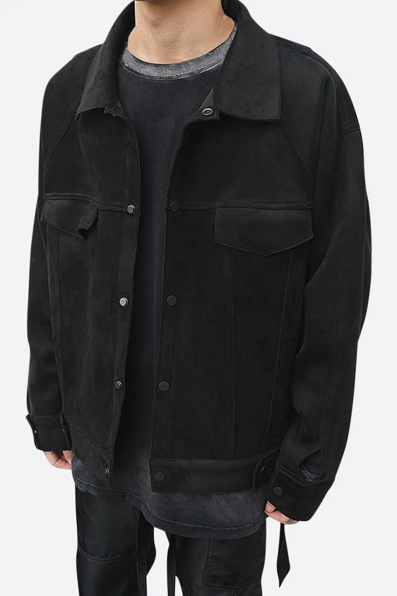 SUEDE TRUCKER