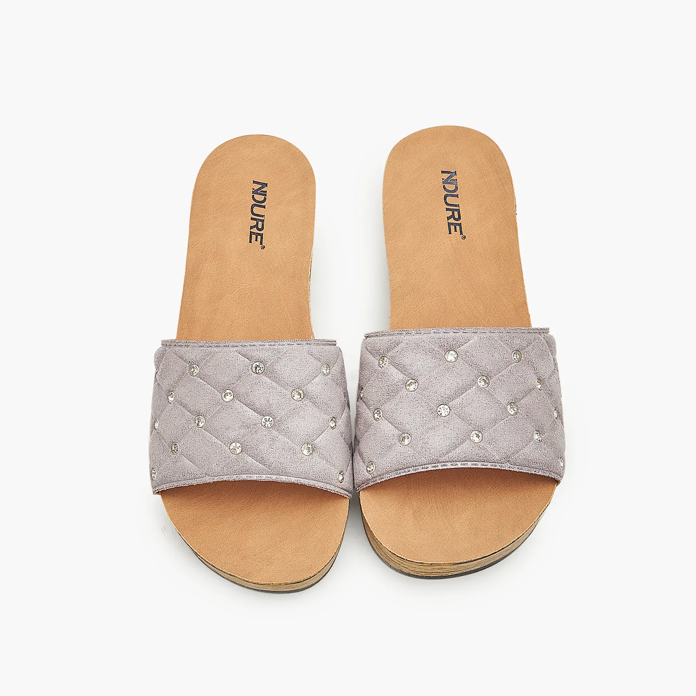 Suede Wedge