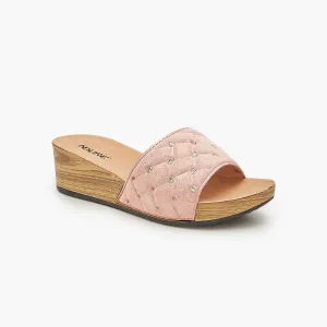 Suede Wedge