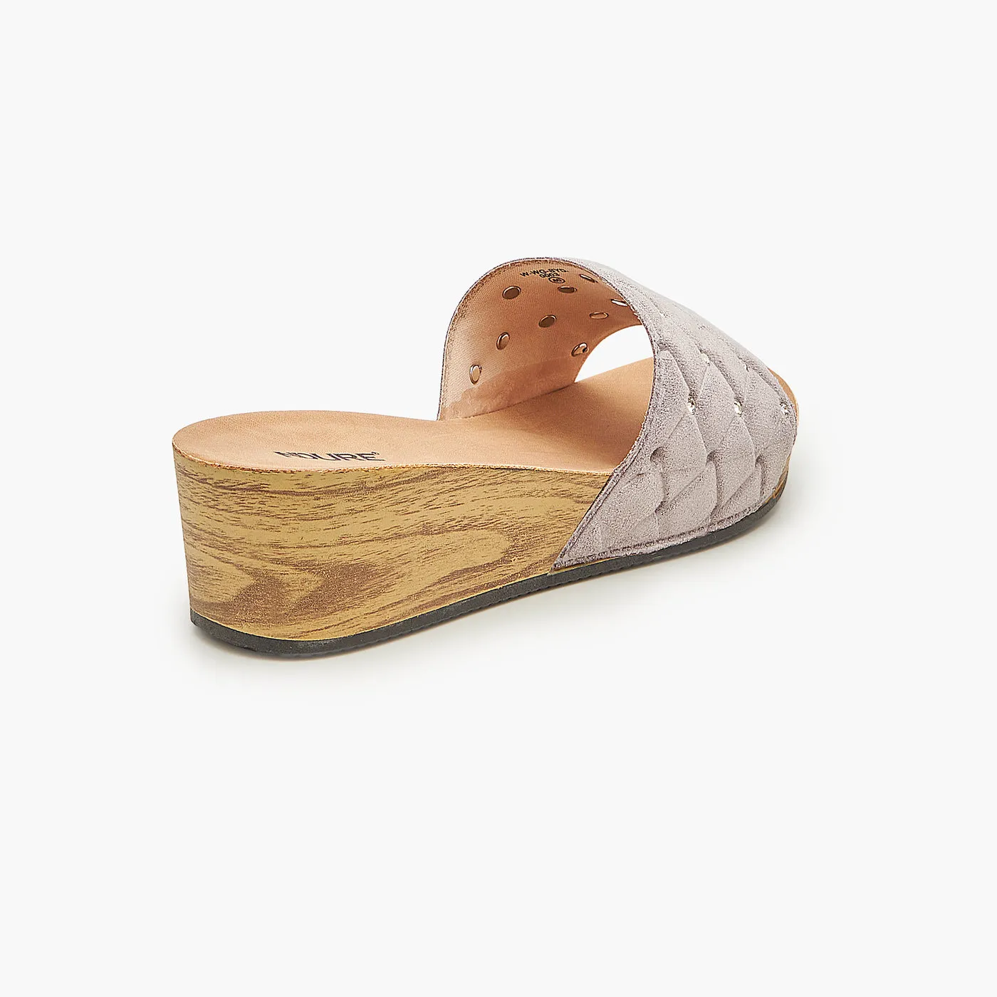 Suede Wedge