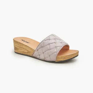 Suede Wedge