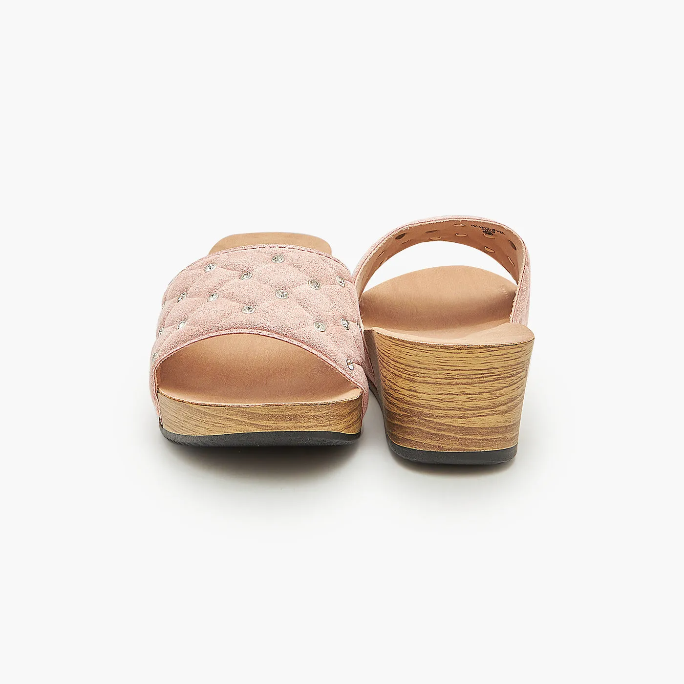 Suede Wedge