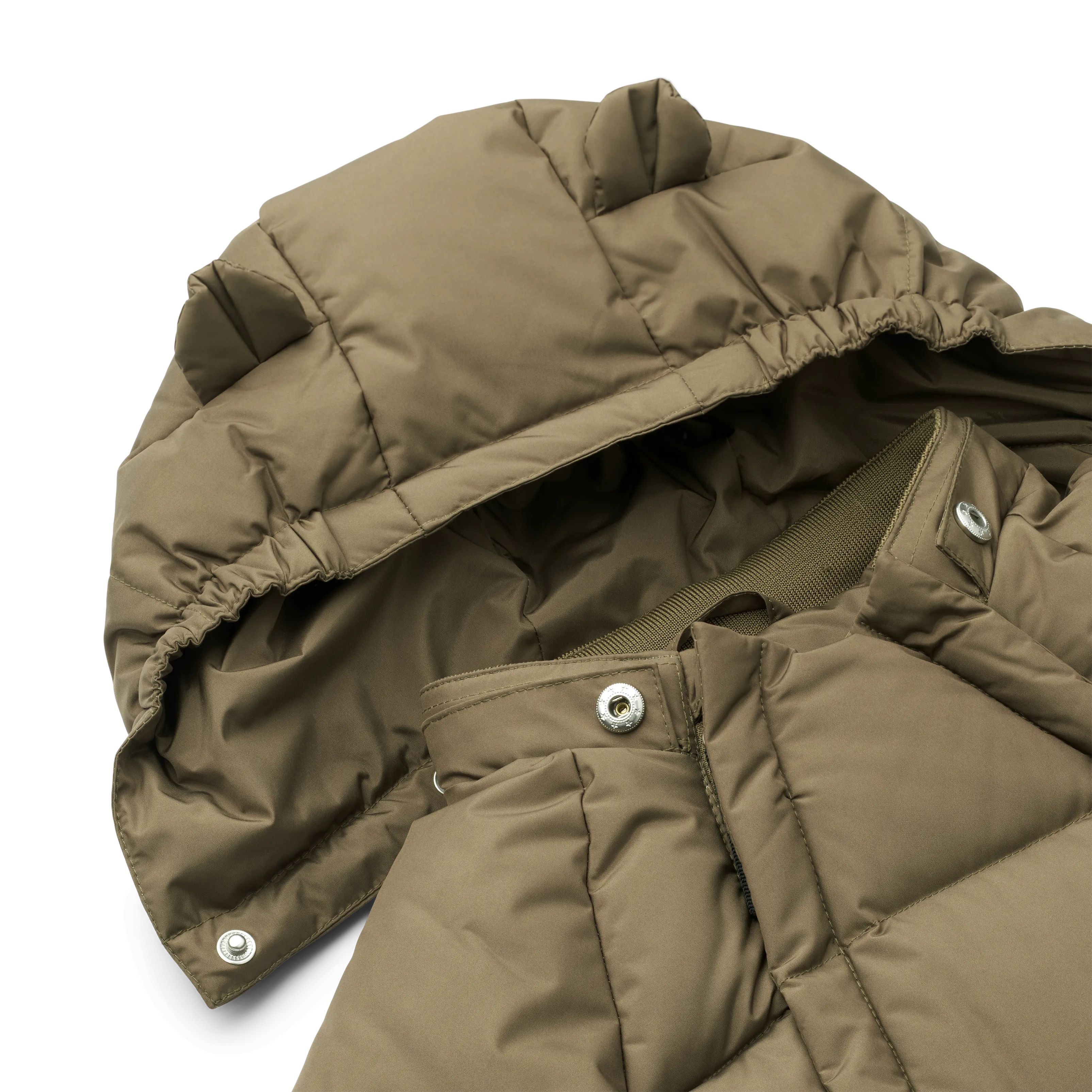 Sylvie Baby Padded Pram Suit Snowsuit (Khaki)