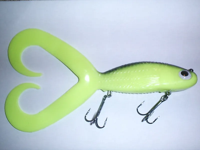 Tackle-Worx Twin Freak Soft Plastic Pike Lure