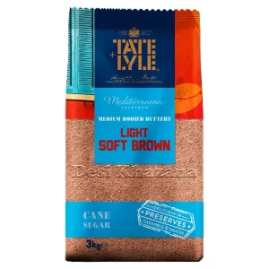 Tate & Lyle Light Soft Brown Sugar 3 Kg
