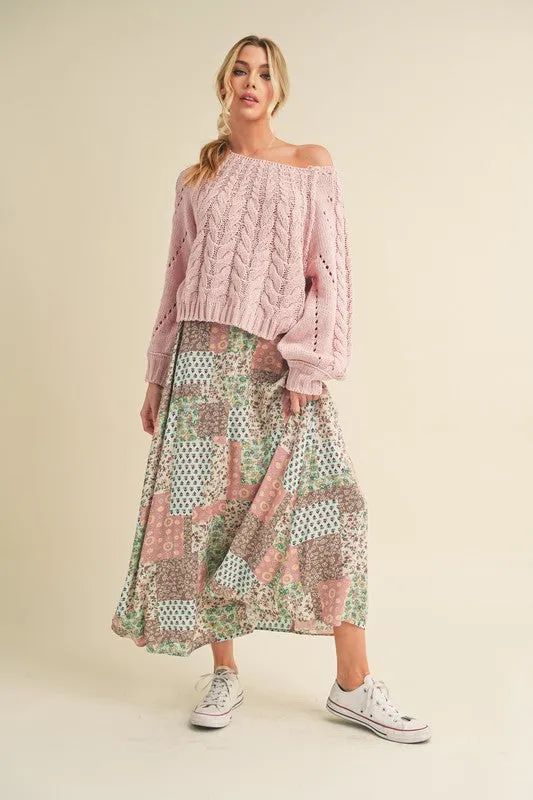 The Meadow Muse Maxi Aemi   Co Printed Maxi Skirt