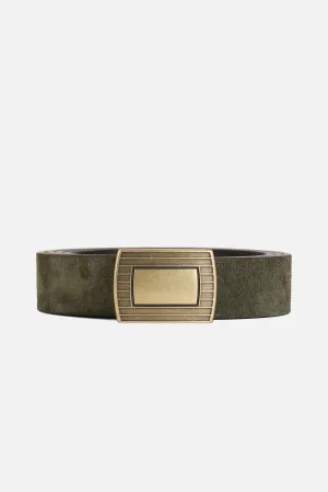 Thin Square Buckle Belt