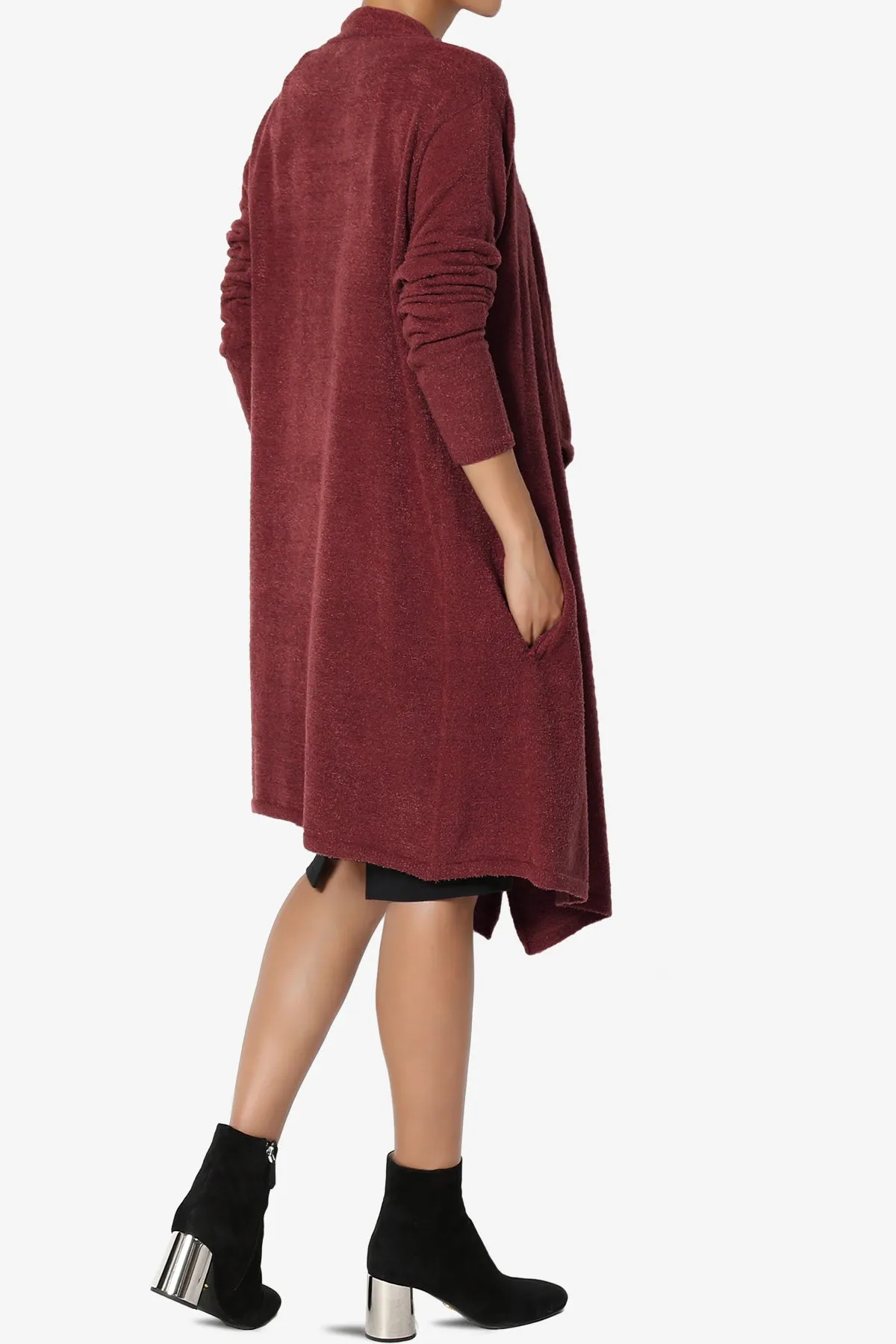 Tish Waterfall Longline Knit Cardigan