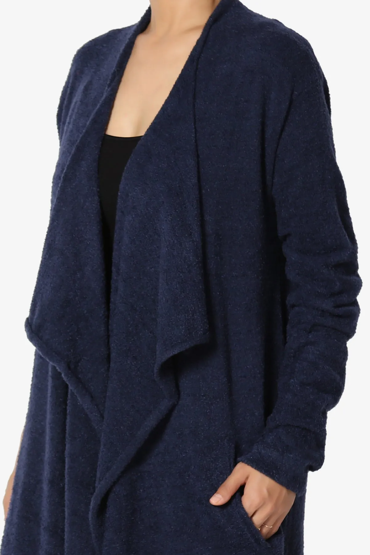 Tish Waterfall Longline Knit Cardigan