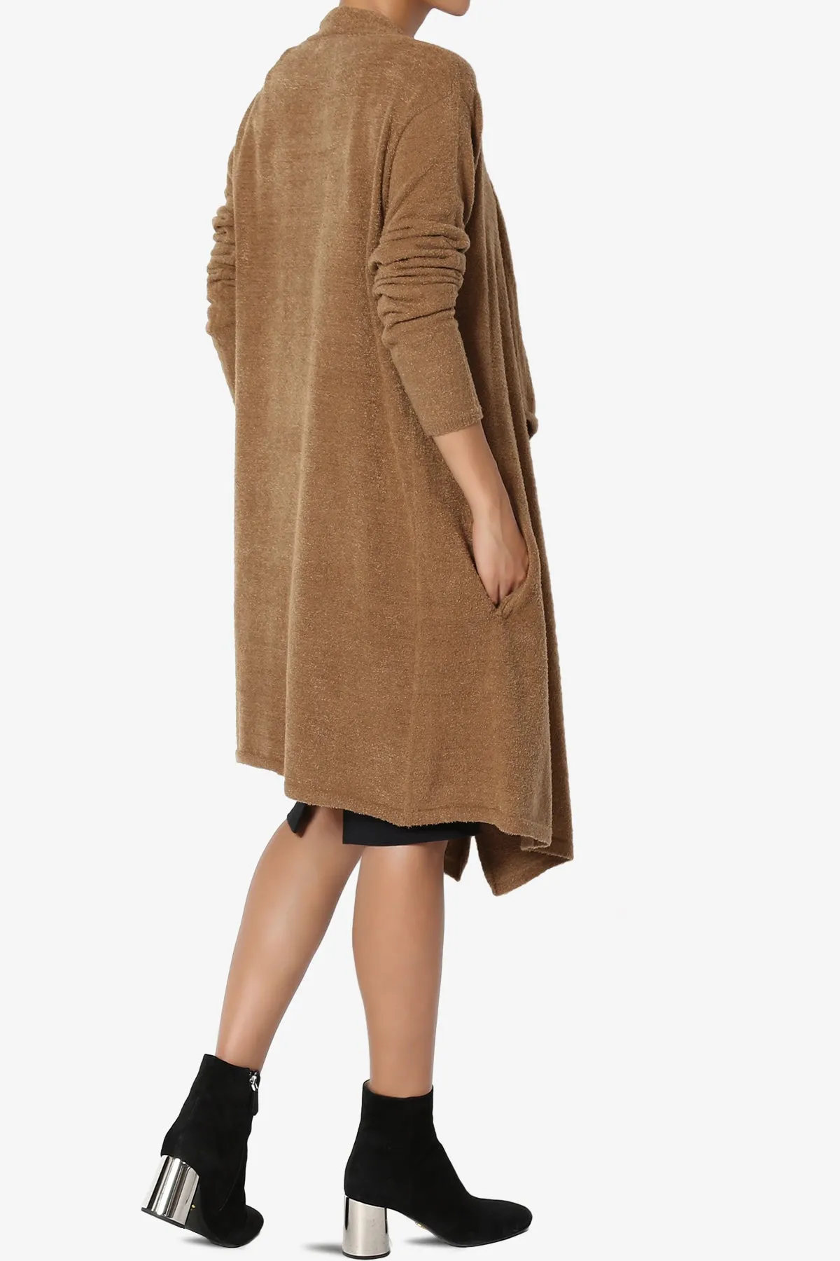 Tish Waterfall Longline Knit Cardigan